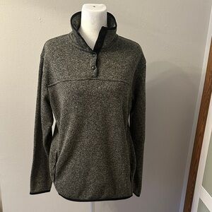 Eddie Bauer Charcoal Fleece Pullover